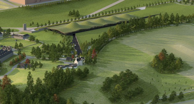 The proposed new Macallan distillery, Speyside